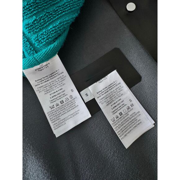 Bottega Veneta Rubber Glossy Black Vinyl Jacket Detachable Vest - Picture 8 of 10